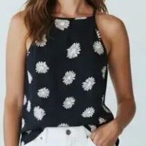 NWT - Cabi Petal Tank Daisy Sleeveless Top Spaghetti Straps